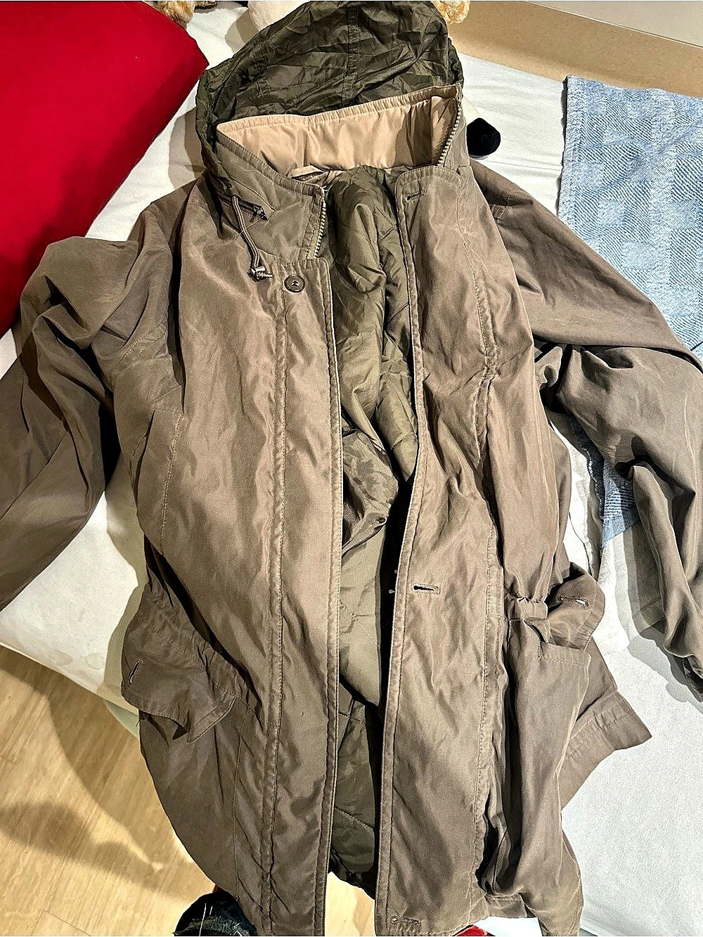 Detachable hood jacket London fog men’s M